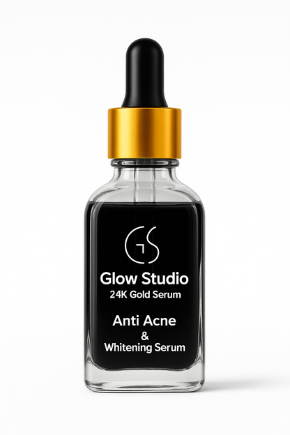Glow Studio 24K Gold Serum – Anti-Acne & Whitening Treatment (30ml)